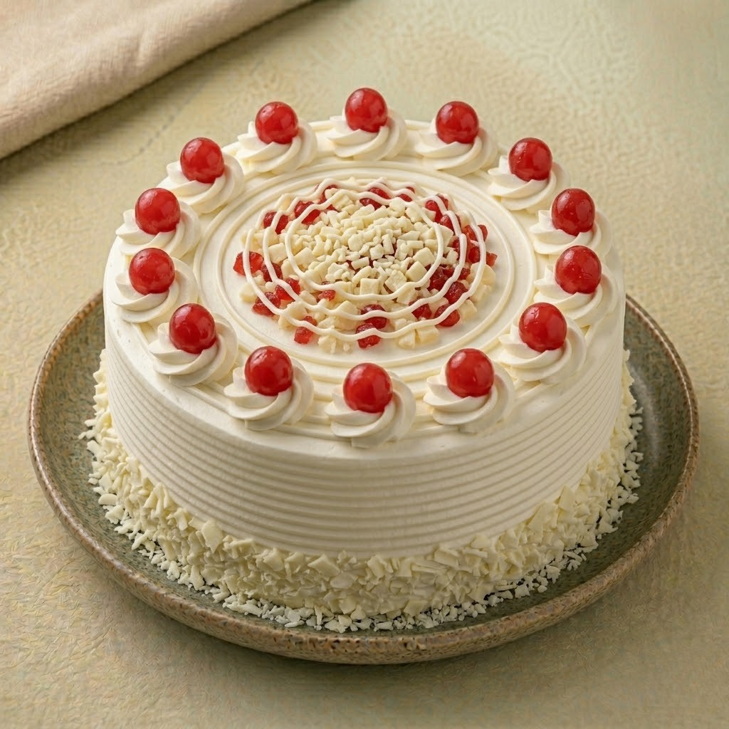 white forest cake